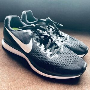 Nike Pegasus 34 880560-001 Black White Running Women's 9.5 US 41 EUR Excellent